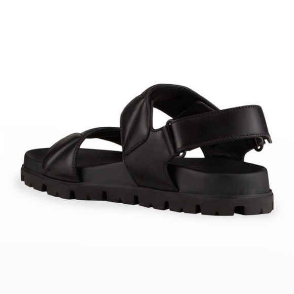 Prada padded leather sports sandals - Picture 13 of 16